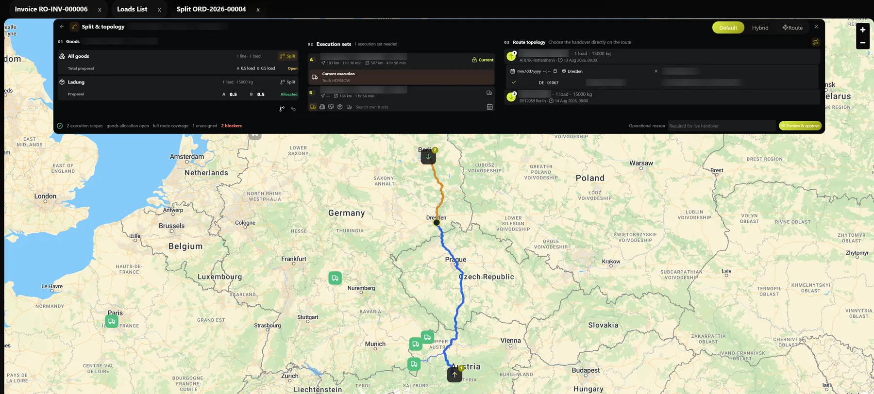 app.fleetop.eu · Split & topology